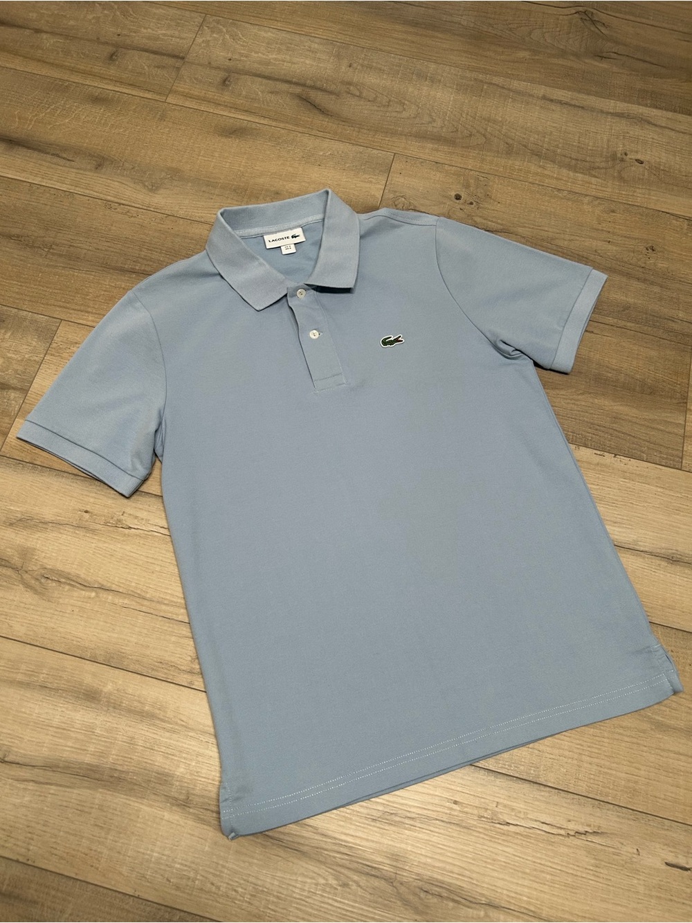 Lacoste Light Blue Men's Short Sleeve Polo